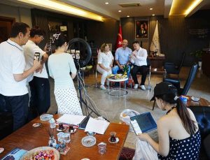 Başkan Zencirci, Çinli tanıtım elçilerini ağırladı