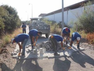 Bozdoğan Belediyesi üstyapı çalışmalarına devam ediyor