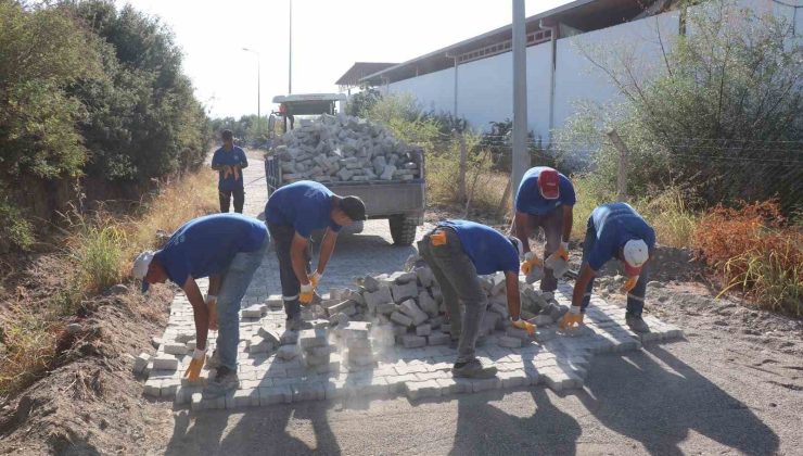 Bozdoğan Belediyesi üstyapı çalışmalarına devam ediyor