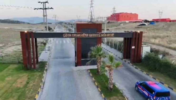 Çine OSB’de 24 saat drone destekli devriye