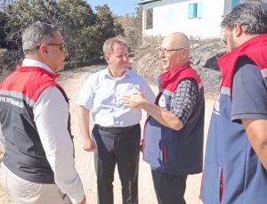 Çine’de yangın sonrası hasar tespit çalışmaları sürüyor