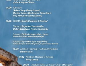 Didim Belediyesi tarafından düzenlenen 31. Didim Barış Şenliği başlıyor
