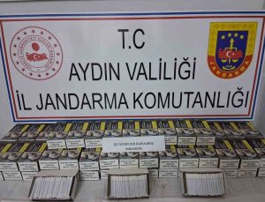 Didim’de satışı yasak 150 bıçak ele geçirildi