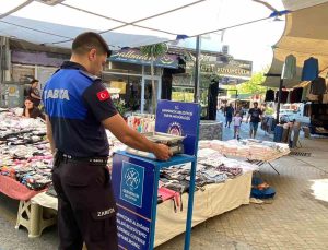 Germencik’te pazar yerlerinde çifte uygulama