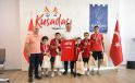 Kuşadası Belediye Başkan Vekili Demirtaş şampiyon güreşçileri ağırladı