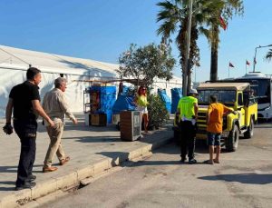 Kuşadası’nda cep uygulama noktası yerinde incelendi