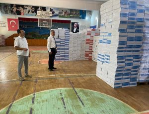 Söke’de ücretsiz ders kitaplarının dağıtım hazırlıkları sürüyor