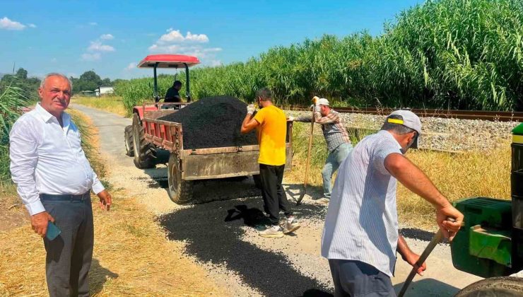 Sultanhisar’da yol bakım ve onarım çalışmaları sürüyor