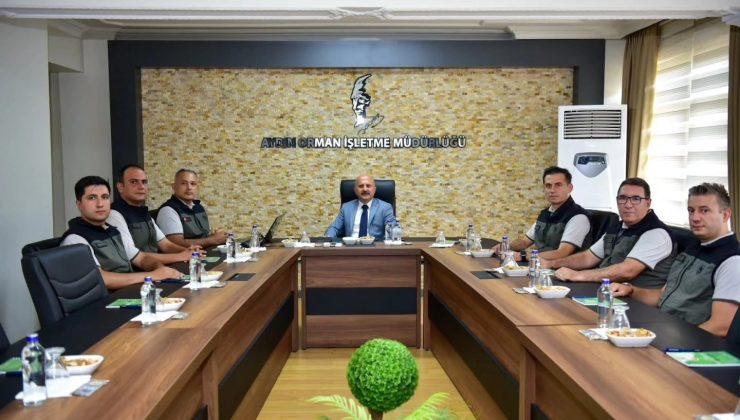 Vali Varol, Aydın Orman İşletme Müdürlüğü’nde çalışmaları değerlendirdi