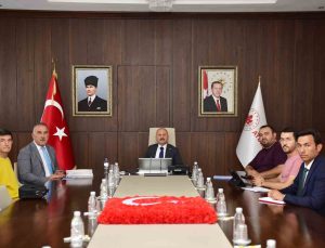 Vali Varol, yeni stadyumun yapım süreci hakkında bilgi aldı