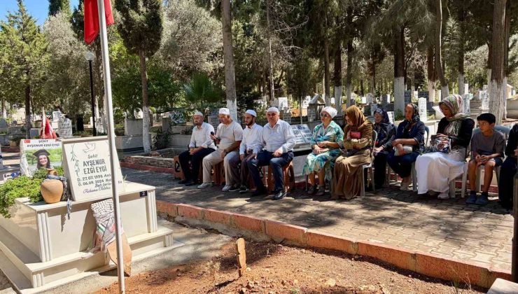 Ayşenur Ezgi Eygi mezarı başında dualarla anıldı
