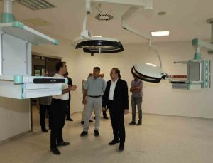 Aydın Atatürk Devlet Hastanesi’nin yeni hizmet binasında çalışmalar hız kazandı