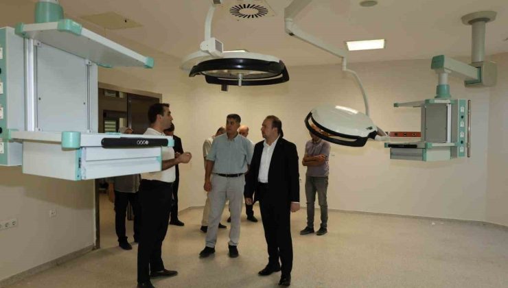 Aydın Atatürk Devlet Hastanesi’nin yeni hizmet binasında çalışmalar hız kazandı