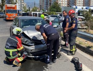 Aydın’da trafik kazası: 1’i bebek 4 yaralı