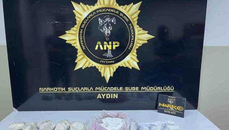Aydın’da uyuşturucu operasyonu: 2 kilo 889 gram kokain ele geçirildi