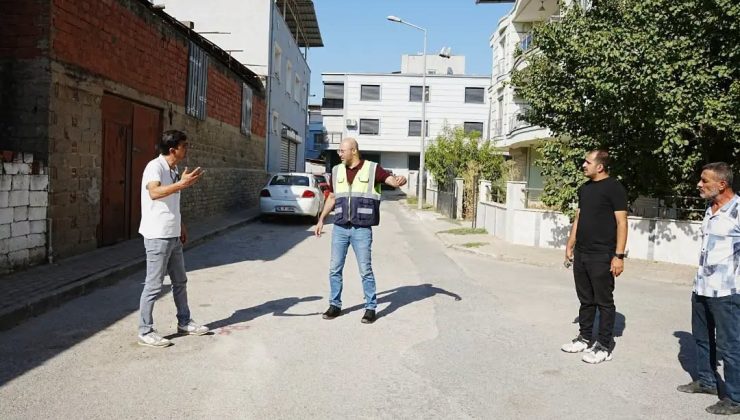 Başkan Zencirci, Germencik’te yol çalışmalarını inceledi