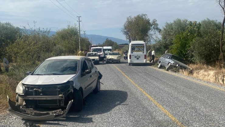 Bozdoğan’da zincirleme trafik kazası: 2 yaralı