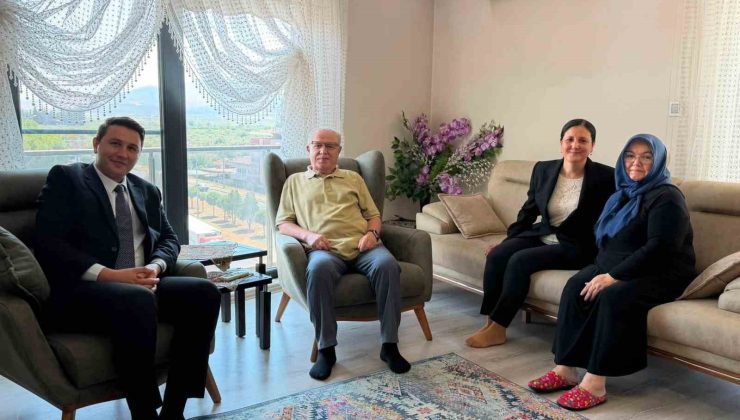 Buharkent Kaymakamı Haydaroğlu’ndan şehit aileleri ve gazilere ziyaret