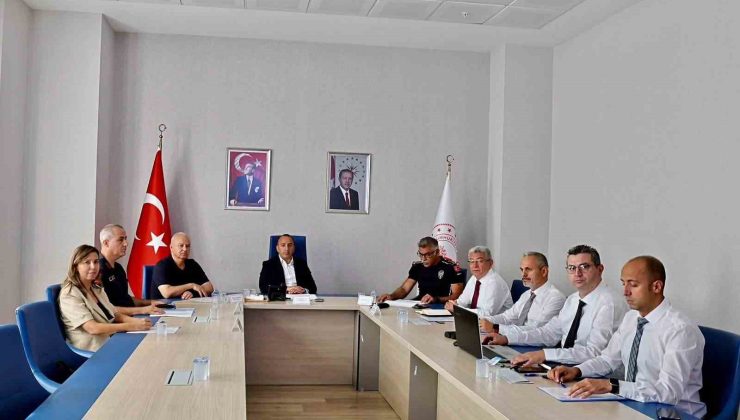 Çine’de yeni eğitim yılı öncesi okul güvenliği toplantısı