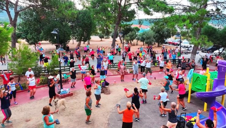 Didimli vatandaşlar Avrupa Hareketlilik Haftası kapsamında sabah sporunda buluştu
