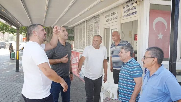 Germencik’te belediye çalışmaları sahada incelendi