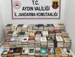 Güzelçamlı’da 658 adet bandrolsüz kitap ele geçirildi