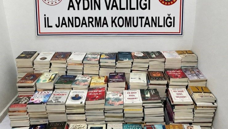 Güzelçamlı’da 658 adet bandrolsüz kitap ele geçirildi
