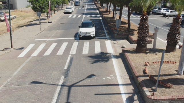 Güzelçamlı’da havadan trafik denetimi