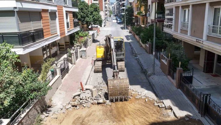 Güzelhisar’da yollar yenileniyor