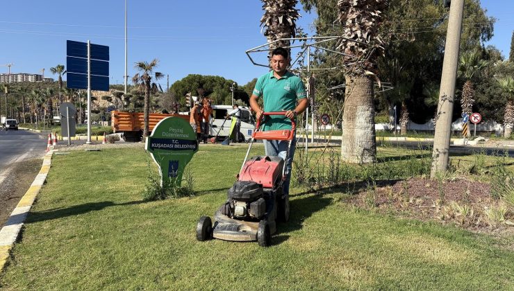 Kuşadası’nın ana arterlerinde hummalı çalışma