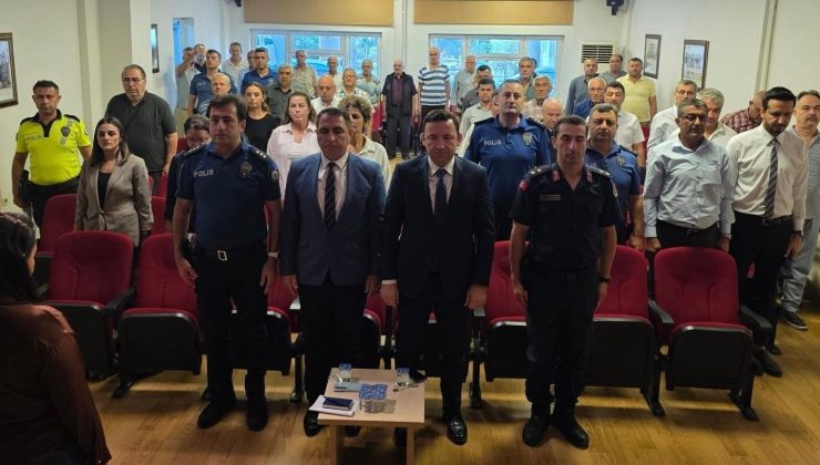 Kuyucak’ta okul güvenliği toplantısı yapıldı