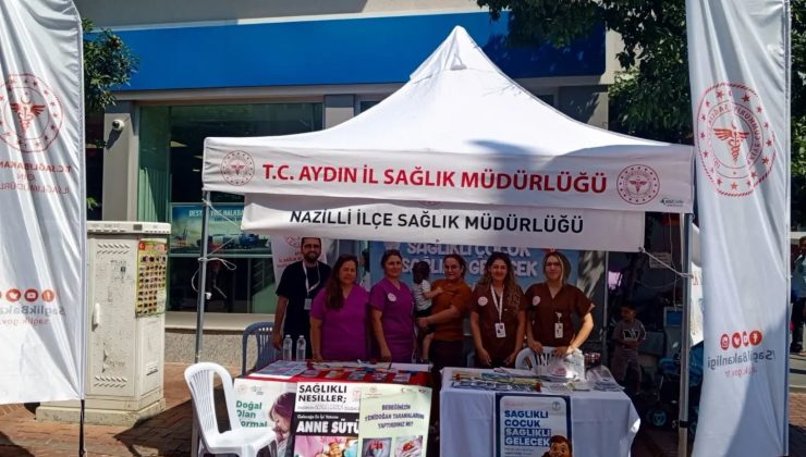 Nazilli’de Halk Sağlığı Haftası’nda sağlıklı gelecek için farkındalık çalışması