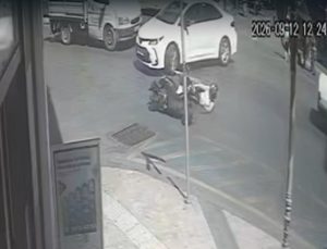 Otomobil ile motosiklet çarpıştı: 1 yaralı