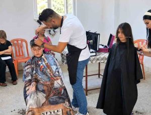 Söke Belediyesi’nden okul öncesi ücretsiz saç tıraşı