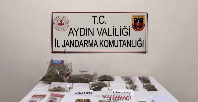 Söke’de eş zamanlı uyuşturucu operasyonu