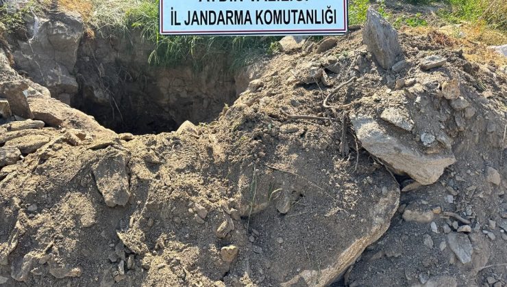 Söke’de izinsiz kazı yapan 5 şüpheli suçüstü yakalandı