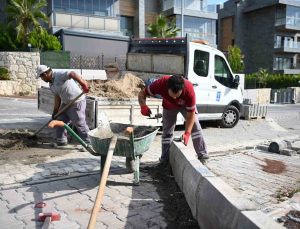 Kuşadası’nda 12 bin metrekarelik yol çalışması tamamlandı